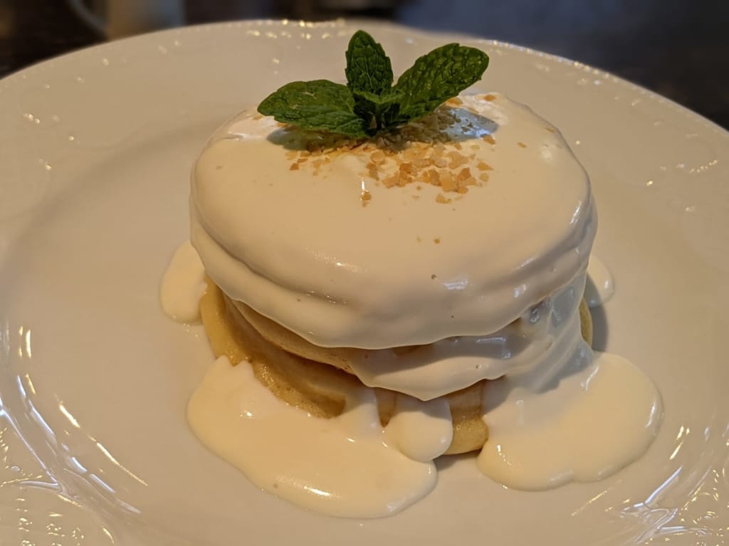 カフェアンジェ　パンケーキ
