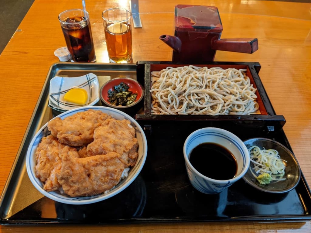 鳥天丼セット