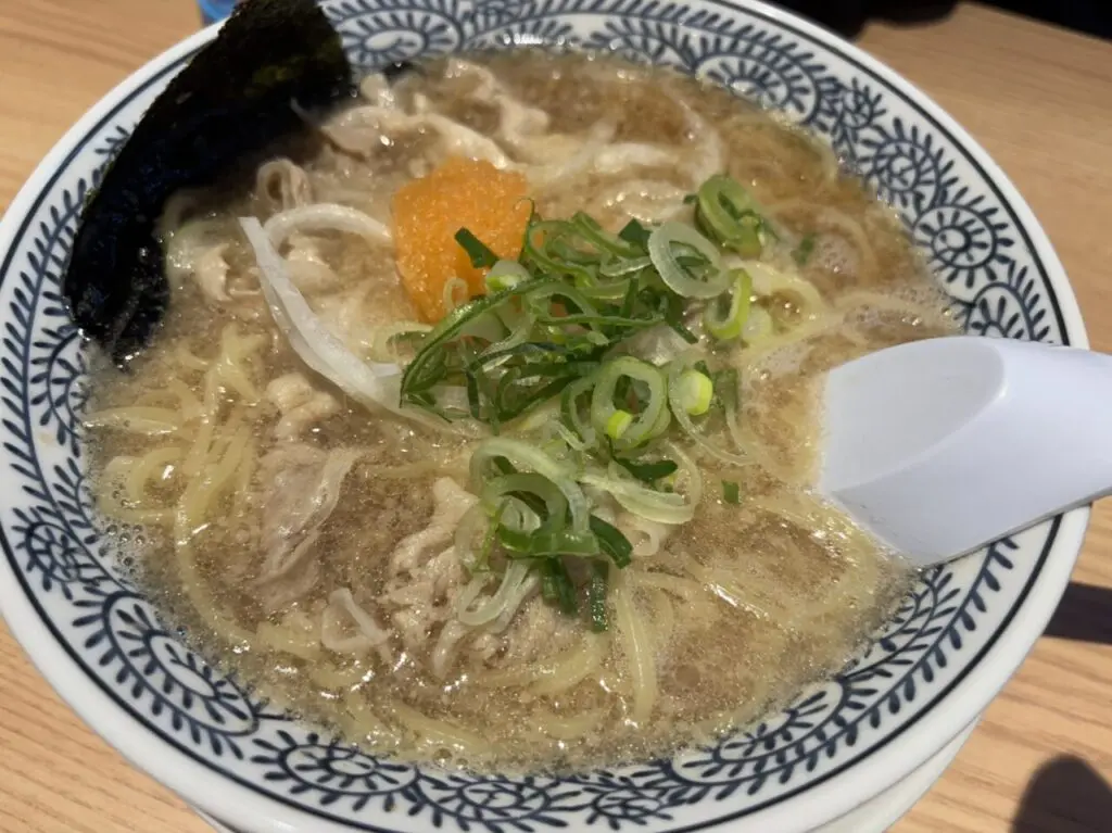 丸源ラーメン肉そば