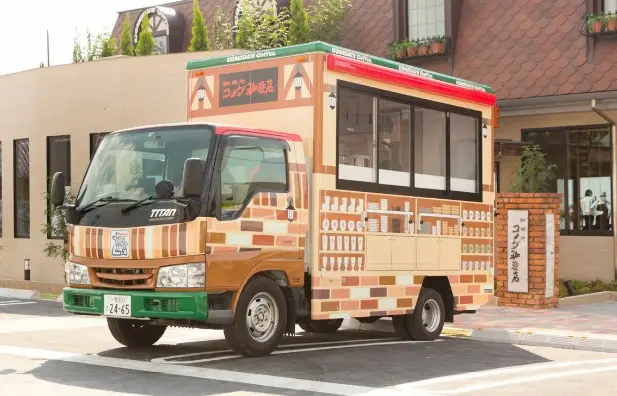 えどりくフリマに出店するコメダのキッチンカー