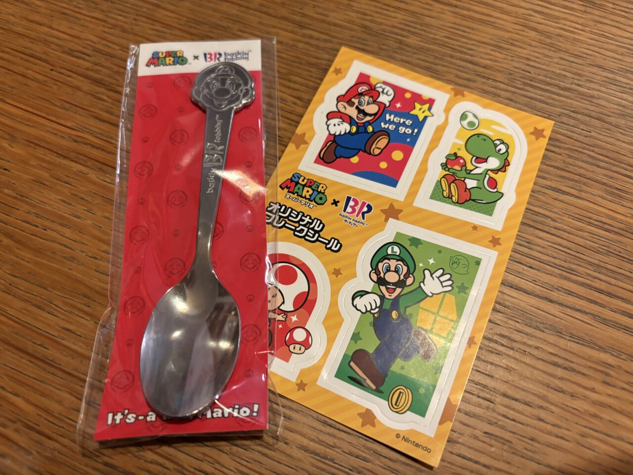 31で新しくスタートしたマリオのスプーンつきキャンペーン