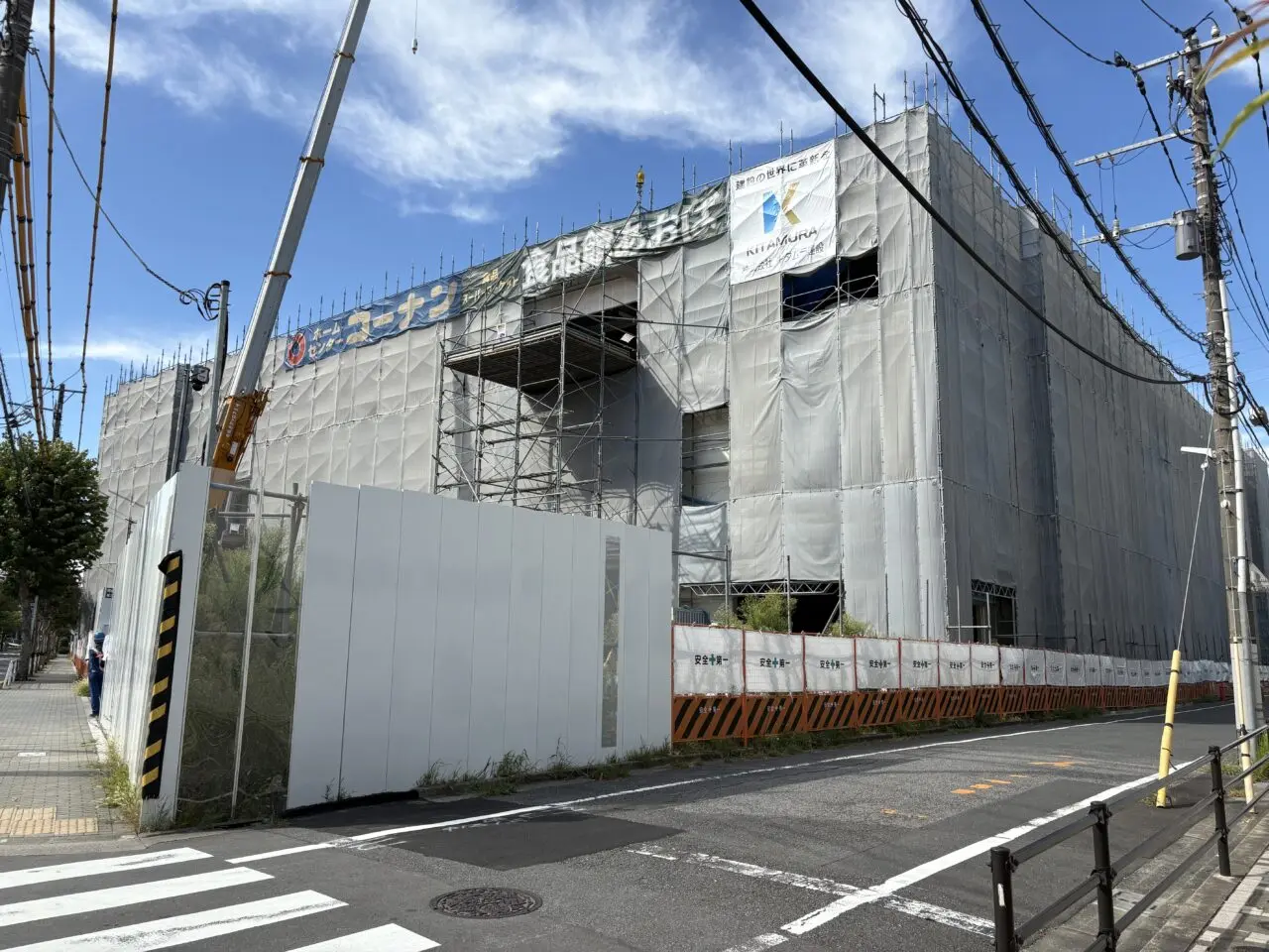 コーナン江戸川船堀店オープン予定地にゆず庵もオープン