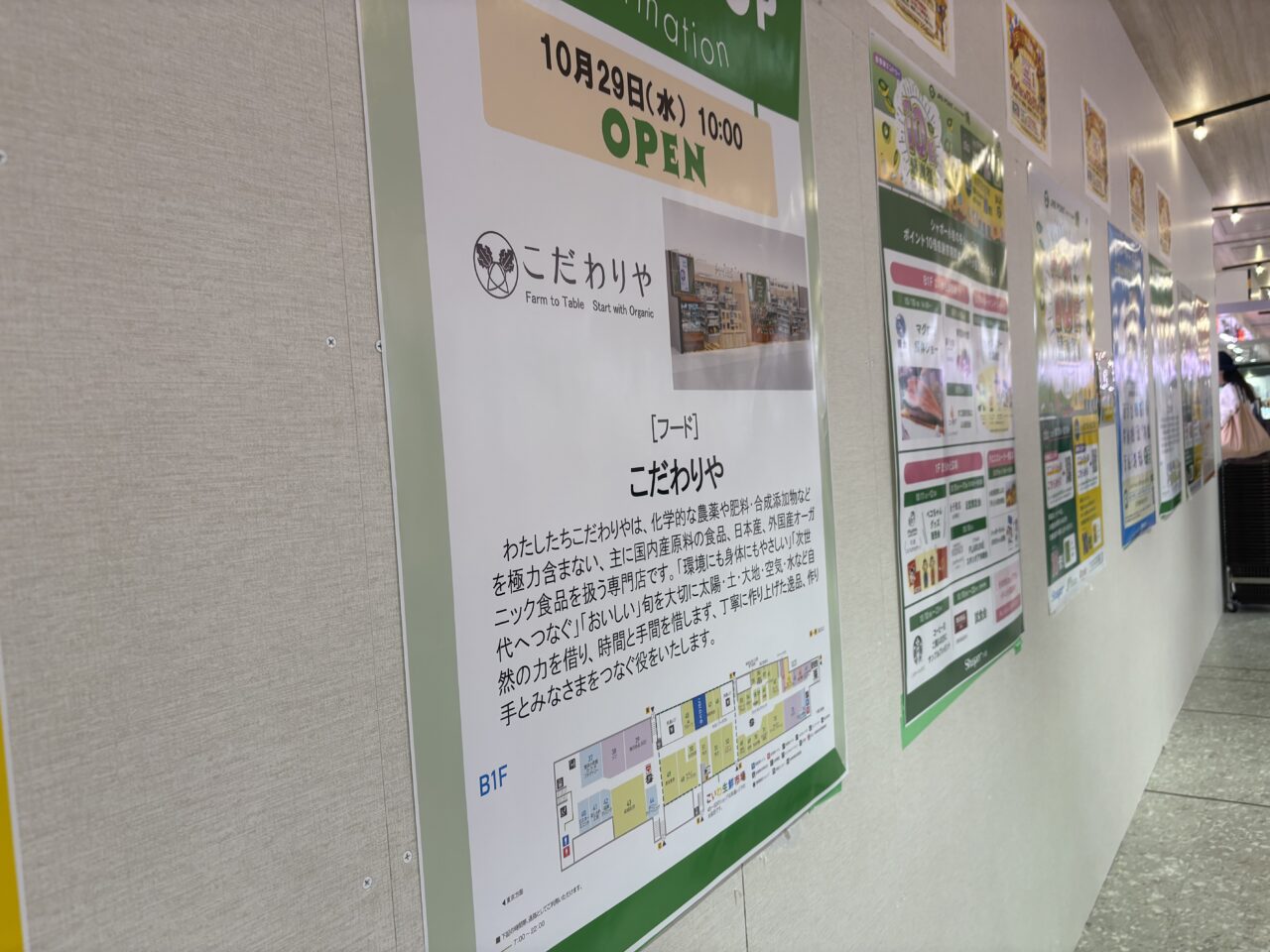 シャポー小岩にオープンするオーガニック食品店こだわりや