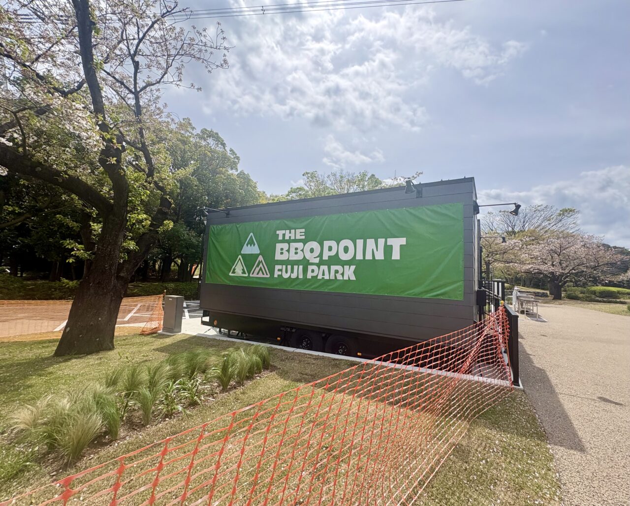 富士公園内にオープンしたBBQ施設THE BBQ POINT FUJIPARK