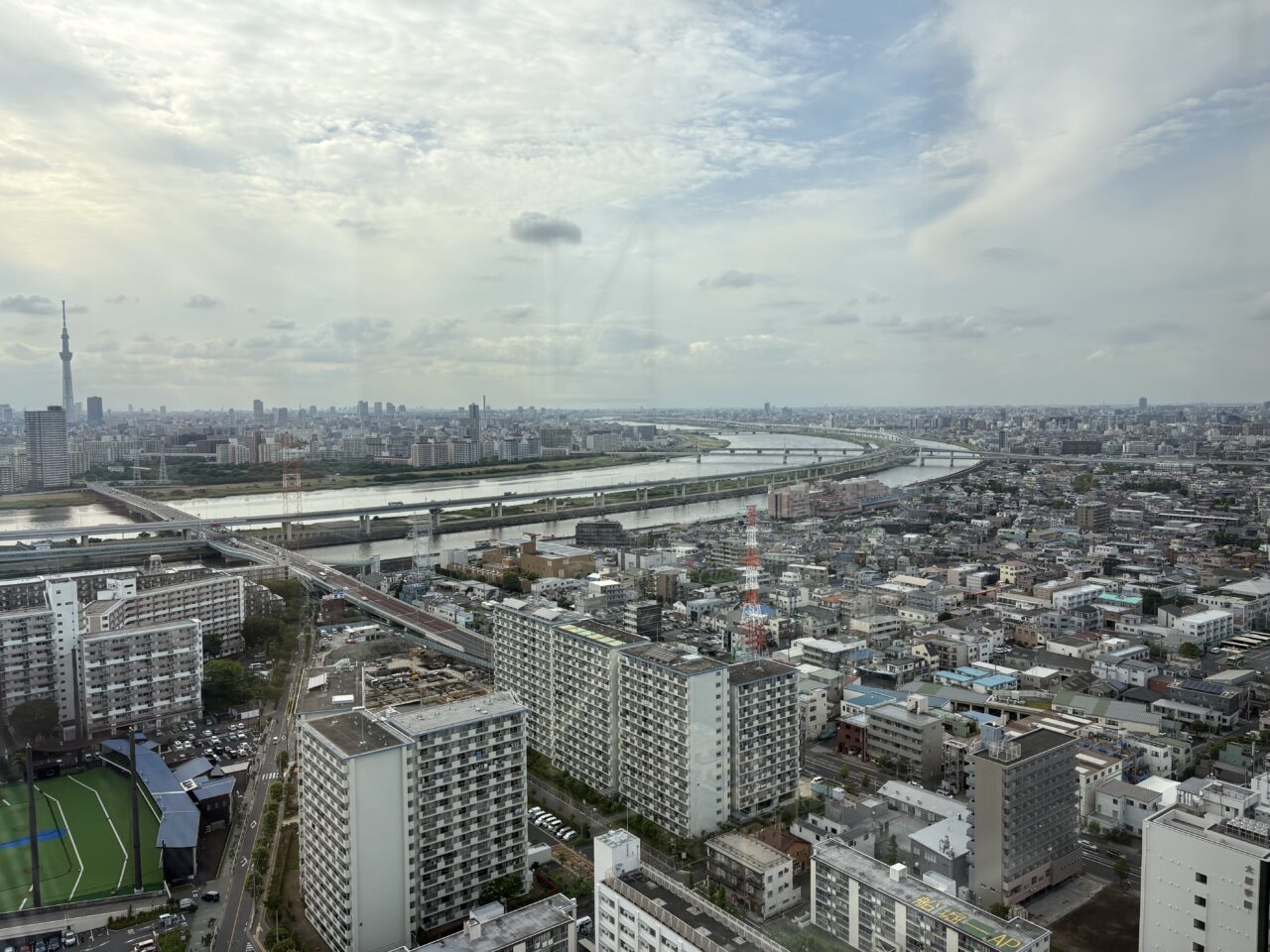 タワーホール船堀での花火大会観覧