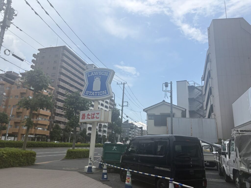 ローソン葛西環七通り店が改装休業中