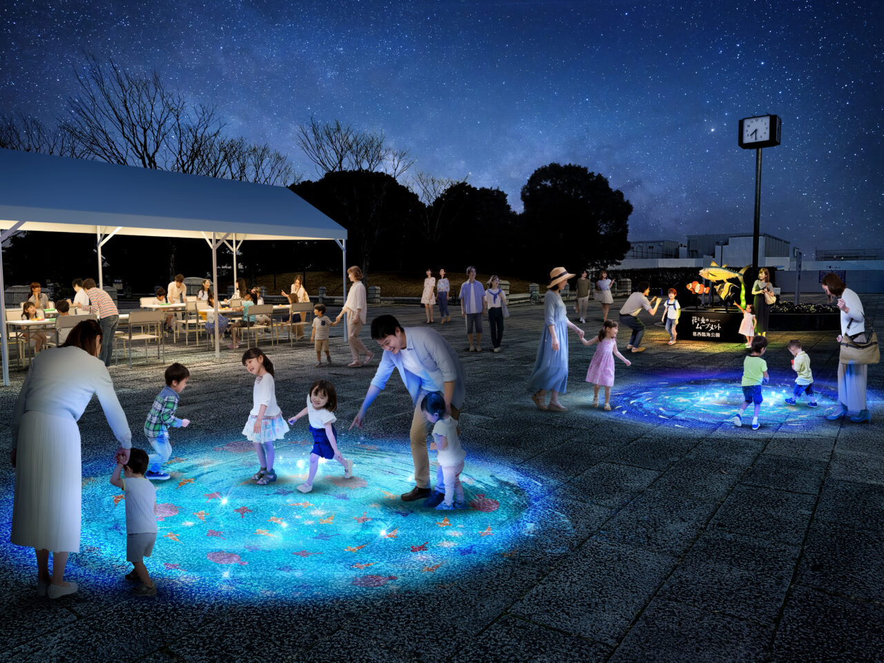葛西臨海公園で花と光のムーブメントが開催
